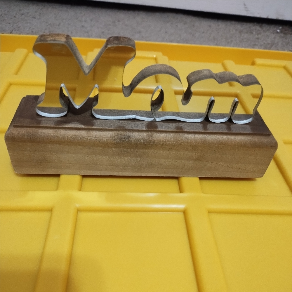 Etsy| Mom| NickNack Stand| Decor| Mirrored| Chrome | Wood Stand|